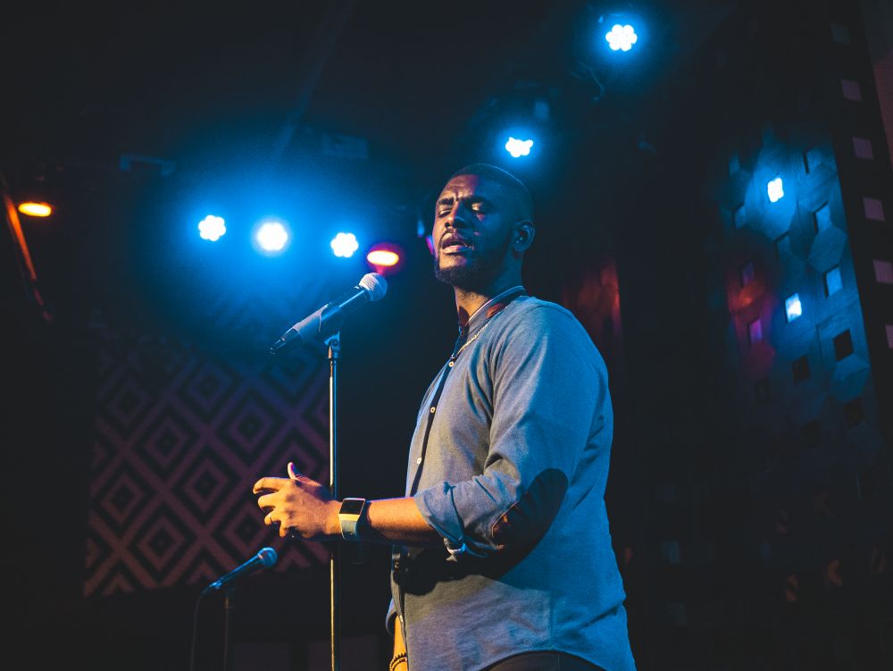 Carvens Lissaint performing at SOBs NYC Hip Hop venue