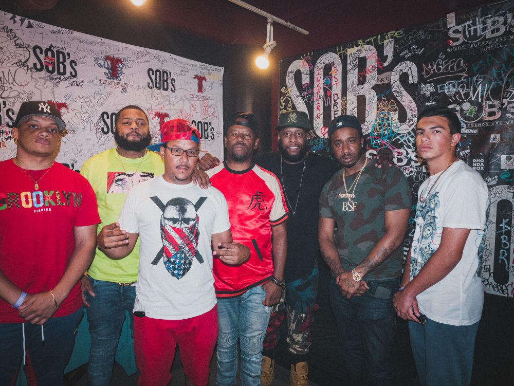 Lyricist Lounge crew with Talib, Benny, Lil Dee and Jay Lonzo