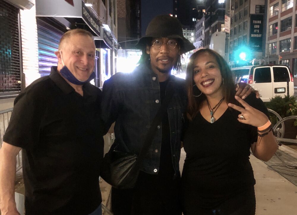 SOB's Owner & Event Coordinator (Marie-Ann) w Raphael Saadiq